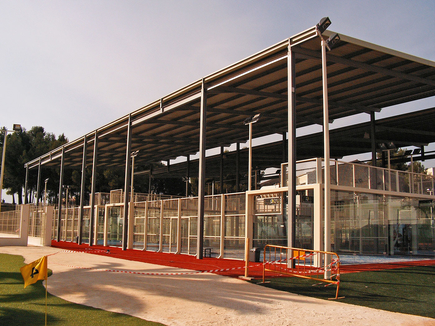 pista de padel realizada por Cuberfont