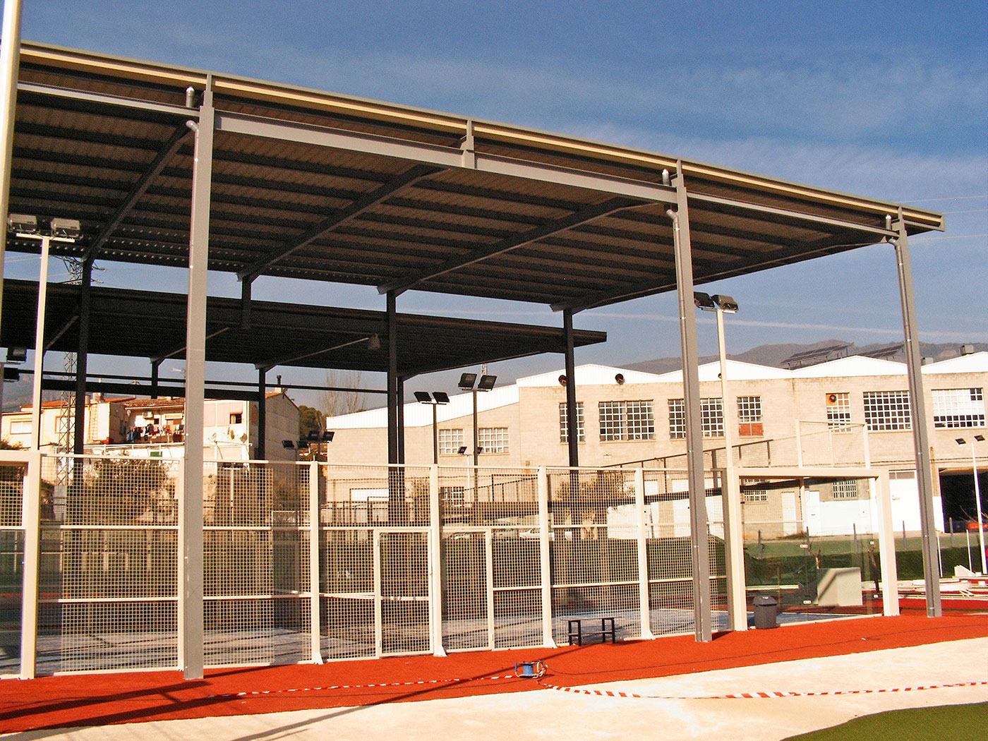 pista de padel realizada por Cuberfont