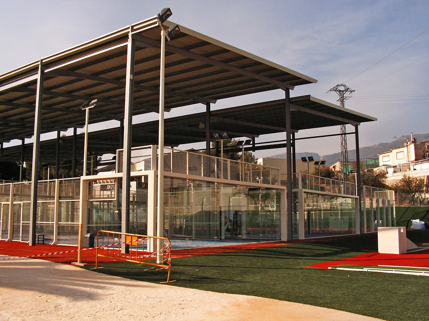 pista de padel realizada por Cuberfont