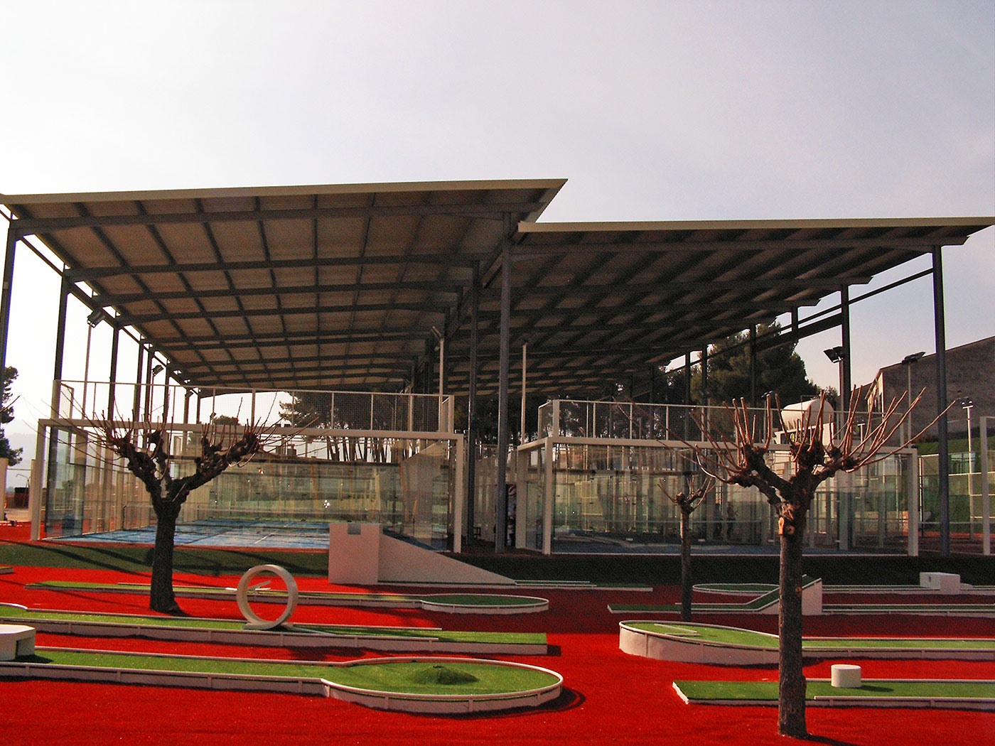 pista de padel realizada por Cuberfont